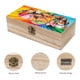 thumbnail image 3 of Caja Organizadora de Madera Rústica La Granja de Zenón Desmarcar, 3 of 6