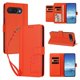 thumbnail image 2 of Funda Cartera Trébol para Google Pixel 10a con Ranuras Tarjetas y Carga Inalámbrica Naranja, 2 of 6