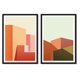 thumbnail image 1 of Set de Cuadros Arquitectura Deco con Marco Negro 50x40 CM, 1 of 1