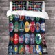 thumbnail image 3 of NBA Team Logo Print 3D Printed Duvet Cover 3PCs NBA Basketball Player Quilt Cover Bedding Set with Microfiber with Hidden Zipper Closure with Pillowcases Kids Adult Teens Comforter, 3 of 3