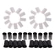 thumbnail image 5 of Kits De Gancho De Lengüeta - 40 Piezas De Hilo De Alfombra De Ganchillo Para Manualidades Con Agujas Negro + Blanco, 5 of 5