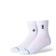 thumbnail image 1 of Stance Sock Men NBA Logoman QTR White, 1 of 3