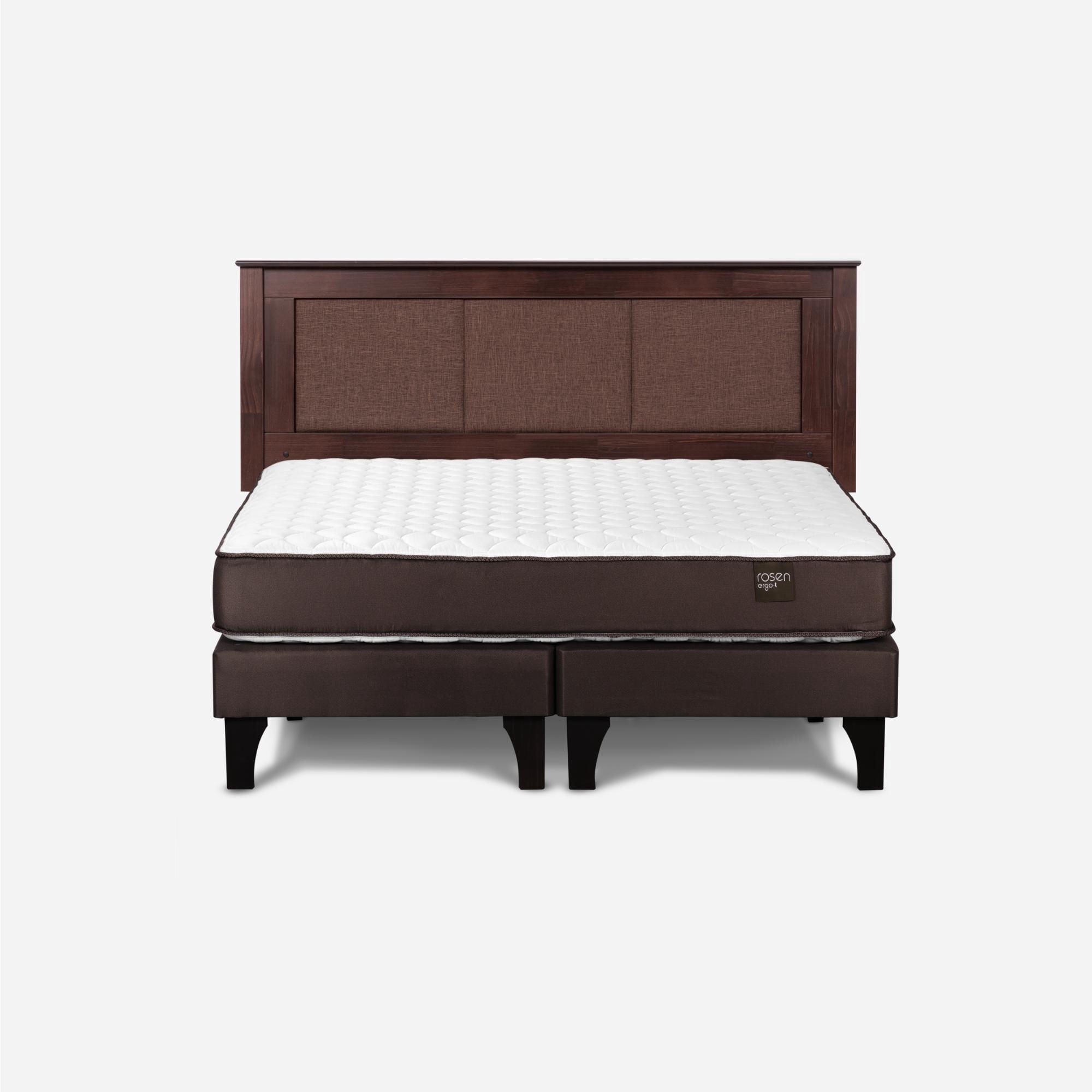 Cama Europea New Ergo T Respaldo Rachel 2 Plazas