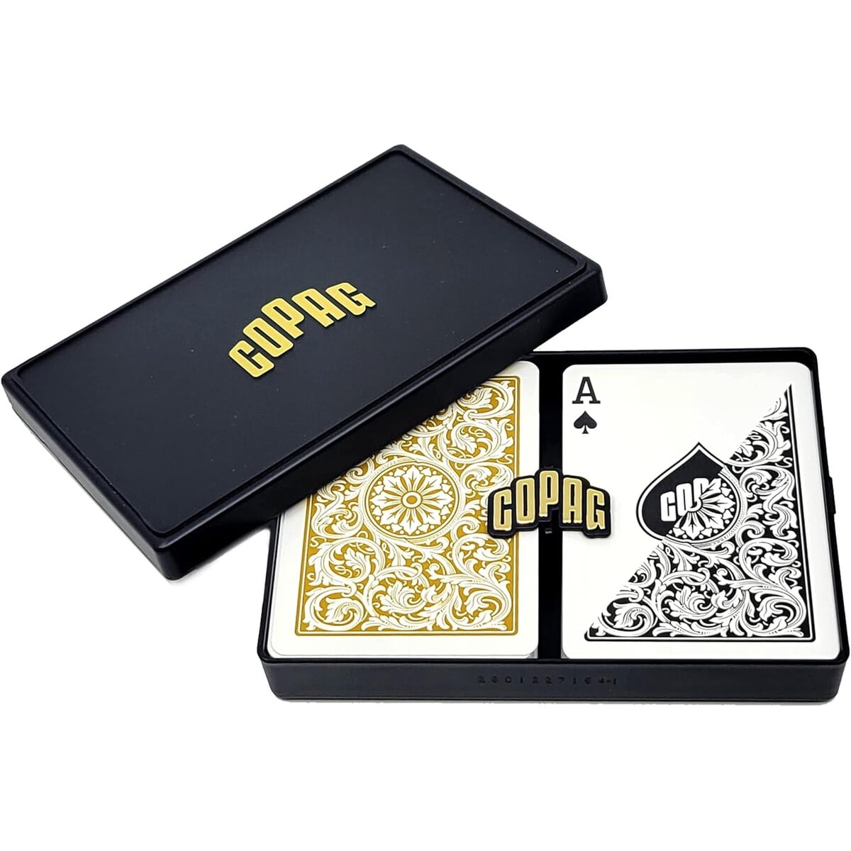 Copag - Cartas Poker 1546 Plastico Estuche Bridge Size