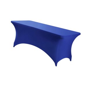 Bothyi - Mantel Para Mesa Plegable, Mantel De Licra, Para Proveedores, Bodas, Cumpleaños, Azul