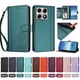 thumbnail image 4 of Funda Cartera Trébol para Motorola Edge 70 Pro con Ranuras Tarjetas y Carga Inalámbrica Verde oscuro, 4 of 6