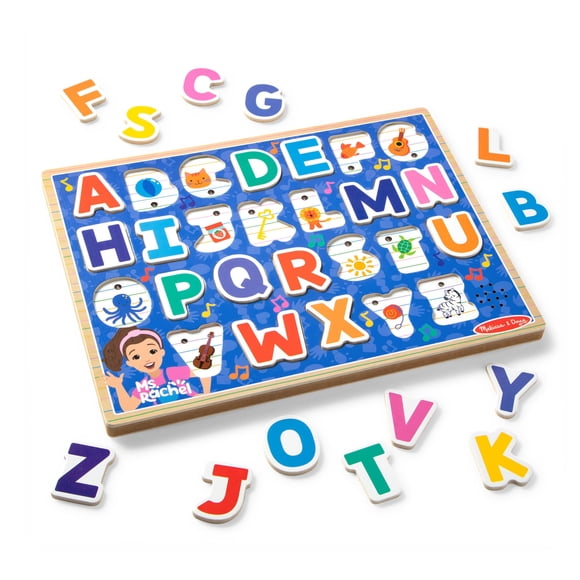 Juguete de rompecabezas Melissa & Doug® Ms. Rachel™ Wooden Phonics de más de 2 años