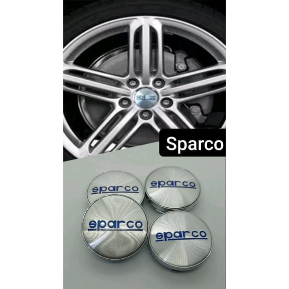 Set X4 Tapa centro de Llantas de autos 56mm universal Sparco