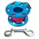 thumbnail image 5 of Carrete De Carrete De Dedo Para Buceo, Hilo De Nailon Y Broche De Doble Punta Azul 20m, 5 of 5