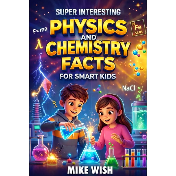 Libro de ciencia de física y química para niños de 8 a 12 años, publicado de forma independiente