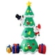 thumbnail image 2 of Papá Noel inflable con cajas de regalo de Claus ilumina el césped LED inflable para el jardín de vacaciones Navidad al aire libre, 2 of 5