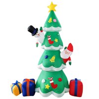 Bothyi - Establo Inflable De Navidad Con Cajas De Regalo De Claus Para Vacaciones En Interiores