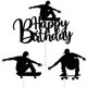 thumbnail image 4 of Adorno para pastel LVEUD 7 piezas – Patineta y "¡Feliz cumpleaños!", 4 of 5