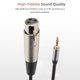 thumbnail image 2 of Cable adaptador XLR hembra a macho de 3,5 mm para sonido HiFi Plug and Play con blindaje para micrófonos, mezcladores y teclados., 2 of 8