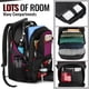 thumbnail image 3 of Mochila de viaje YOREPEK extra grande 50L resistente al agua, 3 of 9