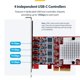 thumbnail image 3 of Tarjeta PCIe USB-C StarTech.com de 4 puertos y 10 Gbps con 4 puertos USB 3.2, 3 of 8