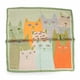 thumbnail image 2 of Pañuelo Tipo Seda 70x70 Cm Estampado De Gatos verde Talla Única, 2 of 4