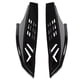 thumbnail image 2 of Casco De Motocicleta De Plástico Orejas Cuernos Piezas Decorativas Protectoras Negro, 2 of 5