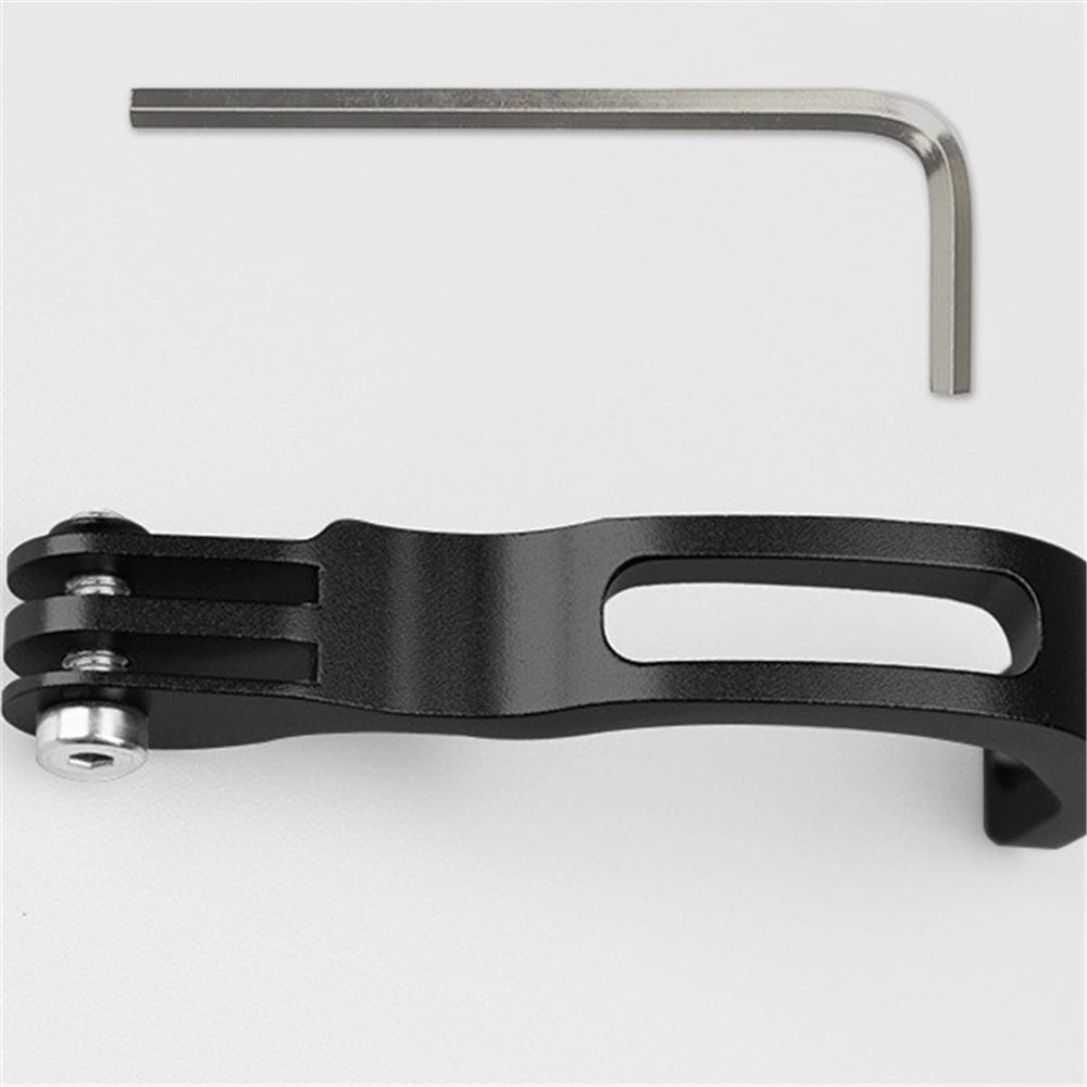 Xusx111 - Fork Mount Bike Headlight Bracket Out Front Mount Compatible Con La Luz De La Bicicleta De La Cámara De Acción, Para La Bicicleta Plegable