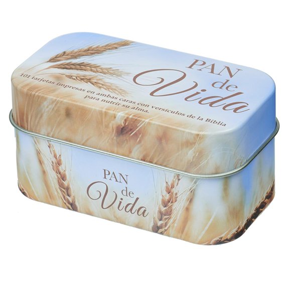 Caja metálica Christian Art Gifts: 101 tarjetas de promesas bíblicas