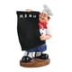 thumbnail image 4 of Chef Estatua Escultura Resina Chef Estatuilla Adorno Decorativo Para Restaurante Derecha 18x13x29.5cm, 4 of 5