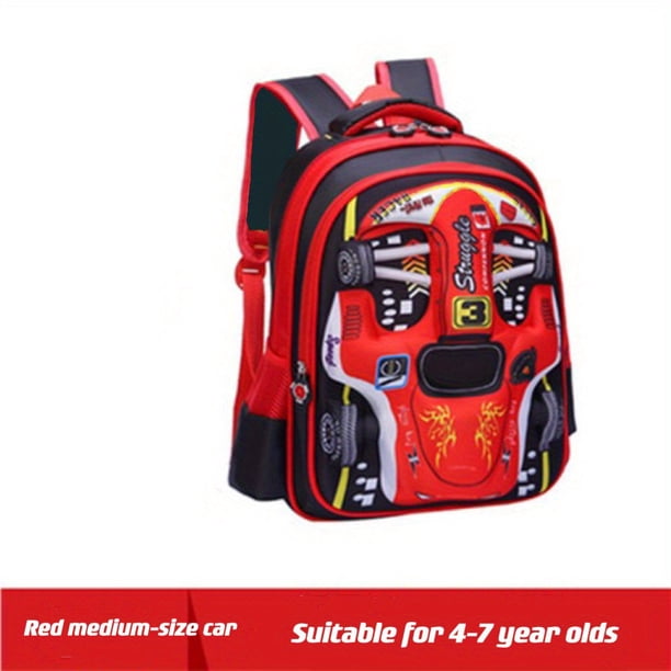 Boys' And Children's Backpack Kindergarten Middle Class Primary School Students Waterproof Spine Protection Burden-reducing Schoolbag