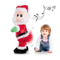 Gfilay - Muñeco De Peluche De Papá Noel Que Baila Navidad Con Canción En Inglés
