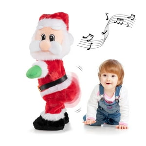 Gfilay - Muñeco De Peluche De Papá Noel Que Baila Navidad Con Canción En Inglés