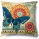 thumbnail image 2 of fundas de almohada para exteriores, cojines impermeables con diseño de mariposas de primavera de 45 x 45 cm, fundas decorativas para sofá cama de exterior, fundas de cojín decorativas de estilo rústic, 2 of 7