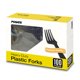 thumbnail image 1 of Tenedor POSATE de Plástico Negro 18 cm 100 unidades Desechable, 1 of 9