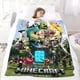 thumbnail image 5 of Una Película de Minecraft anti-pilling, suave, ligera, esponjosa y acogedora de lujo para hogar y cocina – Perfecta para niños y adultos,110X70cm, 5 of 6
