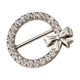 thumbnail image 4 of Deslizador De Cinta DIY Nupcial Elegante Artesanía Hebilla De Diamantes De Imitación Para Cinturón Hairbow Ni?as Argent Redondo, 4 of 5