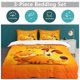 thumbnail image 5 of x30 Garfield Bed Duvet Cover Microfiber Bedding Sets 3D Printed Lightweight 3 Piece Comforter Sets, 1 Duvet Cover And 2 Pillow Shams for Kids Boys Girls 79"x90" jn30, 5 of 5