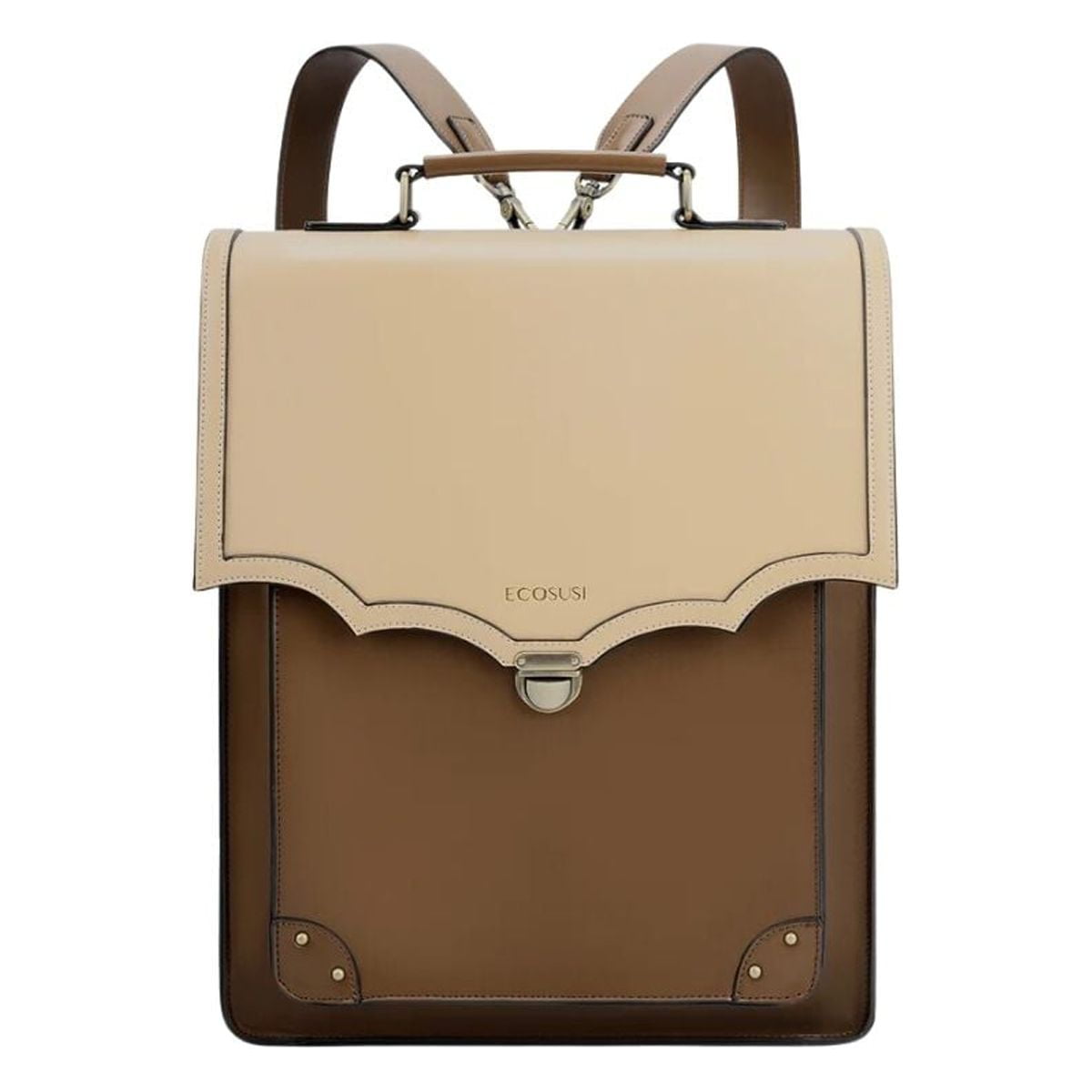 Ecosusi - Mochila Vintage Aria Para Notebook 14” - Chocolate