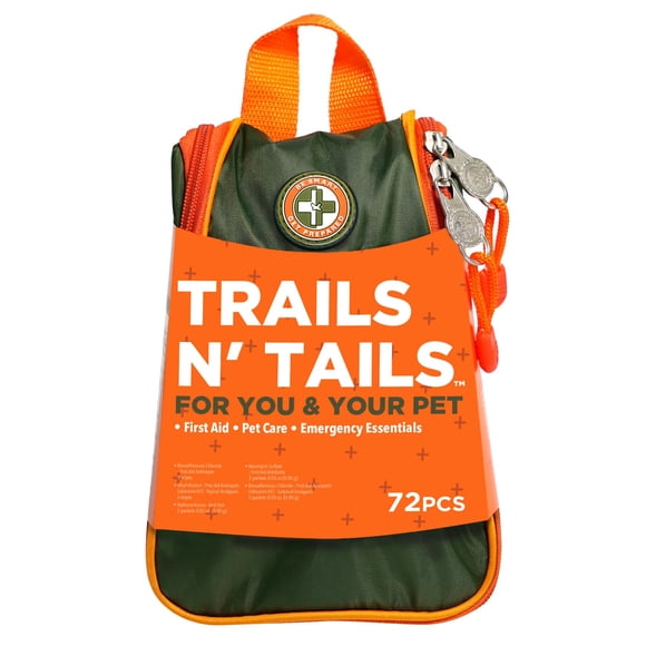 Botiquín de primeros auxilios Be Smart Get Prepared Trails N' Tails 72 piezas