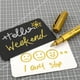 thumbnail image 3 of 2pcs Waterproof Metal Paint Marker Pens for DIY Art, Crafts, and Resin Molding - 1.5mm Tip for Precise and Durable Painting, 3 of 4