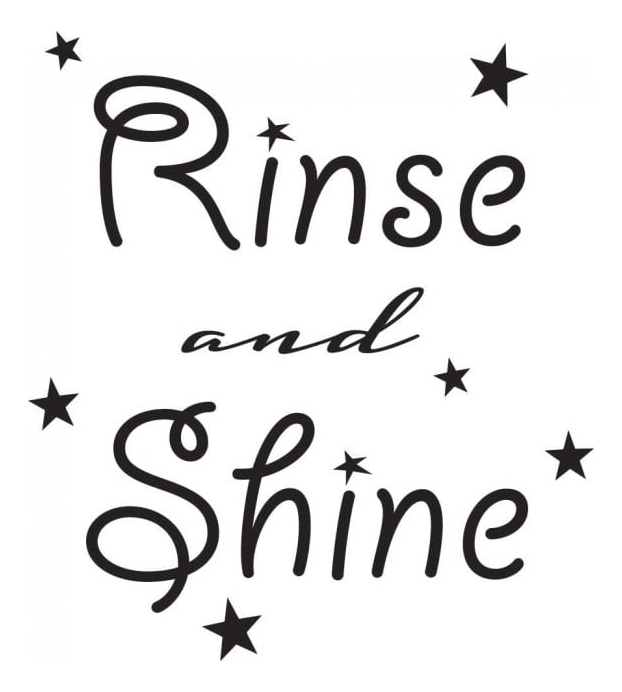 Rienda Libre Graphics - Decomural Rinse And Shine Bathroom Ws-40799