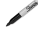 thumbnail image 1 of Caja de marcadores Sharpie x12, negro permanente, 1 of 3