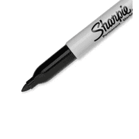 Genérico - Caja De Marcadores Sharpie X12, Negro Permanente