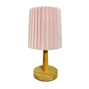 Oem - Lampara De Velador Lampara De Mesa Abanico Madera R