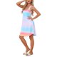 thumbnail image 4 of Vestido de dormir sin mangas con estampado floral para mujeres con bolsillos para ropa de noche cómoda y descanso XL Tie-Dye Rosa, 4 of 6