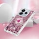 thumbnail image 5 of FOXDOCK Funda Glitter Líquida para Xiaomi Redmi Note 14 4G con Anillo Brillante, TPU Antichoques y Esquinas Reforzadas, Soporte, 5 of 6