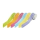 thumbnail image 5 of 6x Cinta de tela arrugada Cinta lisa Cinta arrugada de colores mezclados para Bowknot Envoltura de regalo Embalaje Guirnalda Artesanía DIY Decoración, 5 of 5
