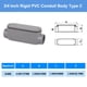 thumbnail image 3 of Cuerpo de conduit CKVIHAV tipo C de PVC de 3/4" con tapa y empaque, 3 of 7