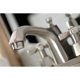 thumbnail image 4 of Grifo de baño Kingston Brass KS8641HX de 4 pulgadas, centro de 4, cromo pulido, 4 of 6