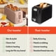 thumbnail image 5 of Toaster Bella de 4 rebanadas, delgada, ranura larga, 1400 W, con bandeja para migas, 5 of 7