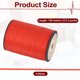 thumbnail image 2 of Uxcell Cordón Encerado 0.55mm Cordón de Poliéster Encerado Rojo 131 Yardas de Cuerda, 2 of 5