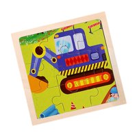 Bothyi - Rompecabezas De Madera Juguetes Educativos De Aprendizaje Temprano Para Niños Pequeños Vehículo