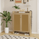 thumbnail image 3 of 42.5" Tall Rattan Shoe Cabinet with Doors, 6-Tier Shoe Storage Cabinet with Adjustable Shelves, Wooden Freestanding Shoe Organizer Shoe Cabinet for Entryway,Hallway,Living Room (Natural), 3 of 3