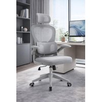 Cosas Casa - Silla Ergonomica De Oficina Para Escritorio Boise Gris